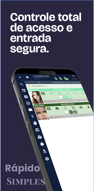 Controle total de acesso e entrada segura